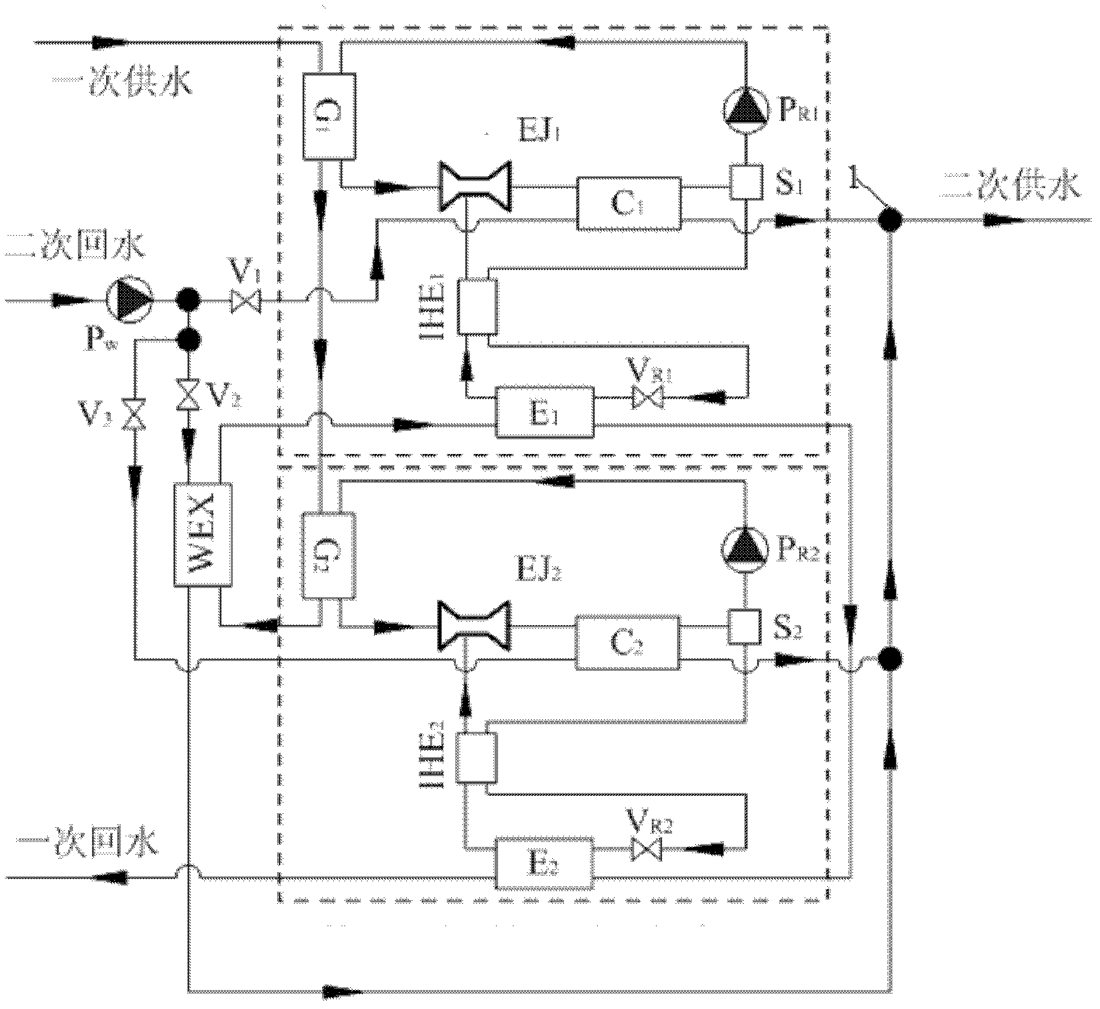 Jet type heat exchanger unit with two-stage-belt heat regenerator