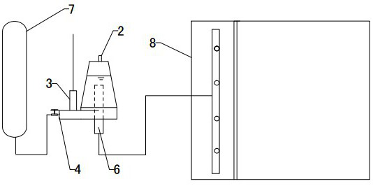 Air flotation cyclone contactor and air flotation cyclone system