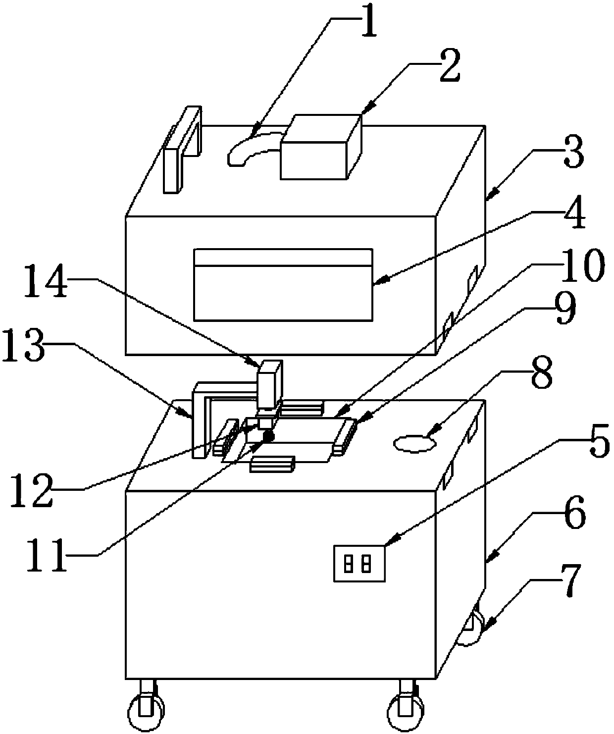 Wearability testing device for textile fabric