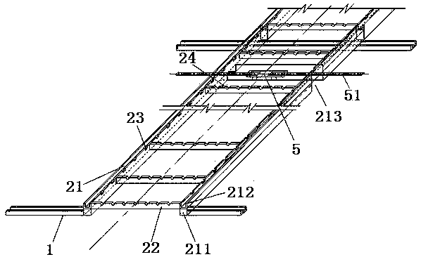 Prefabricated box beam steel bar framework bundling hydraulic formwork and construction method