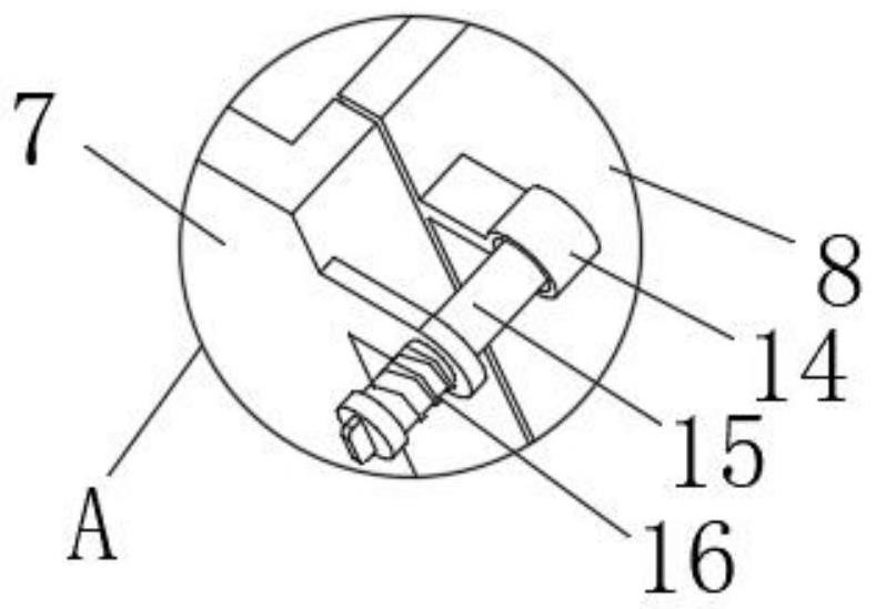 Unit nursing home building structure and use method