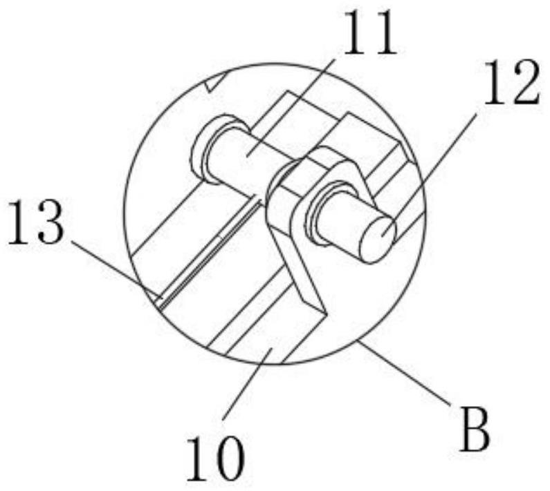 Unit nursing home building structure and use method