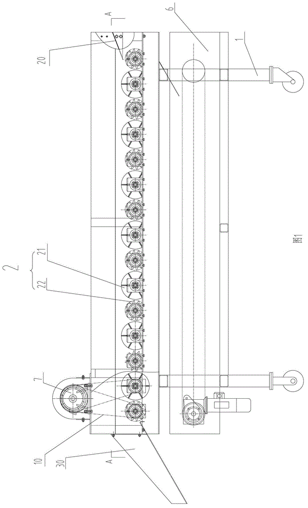 Tuber type material length grading machine