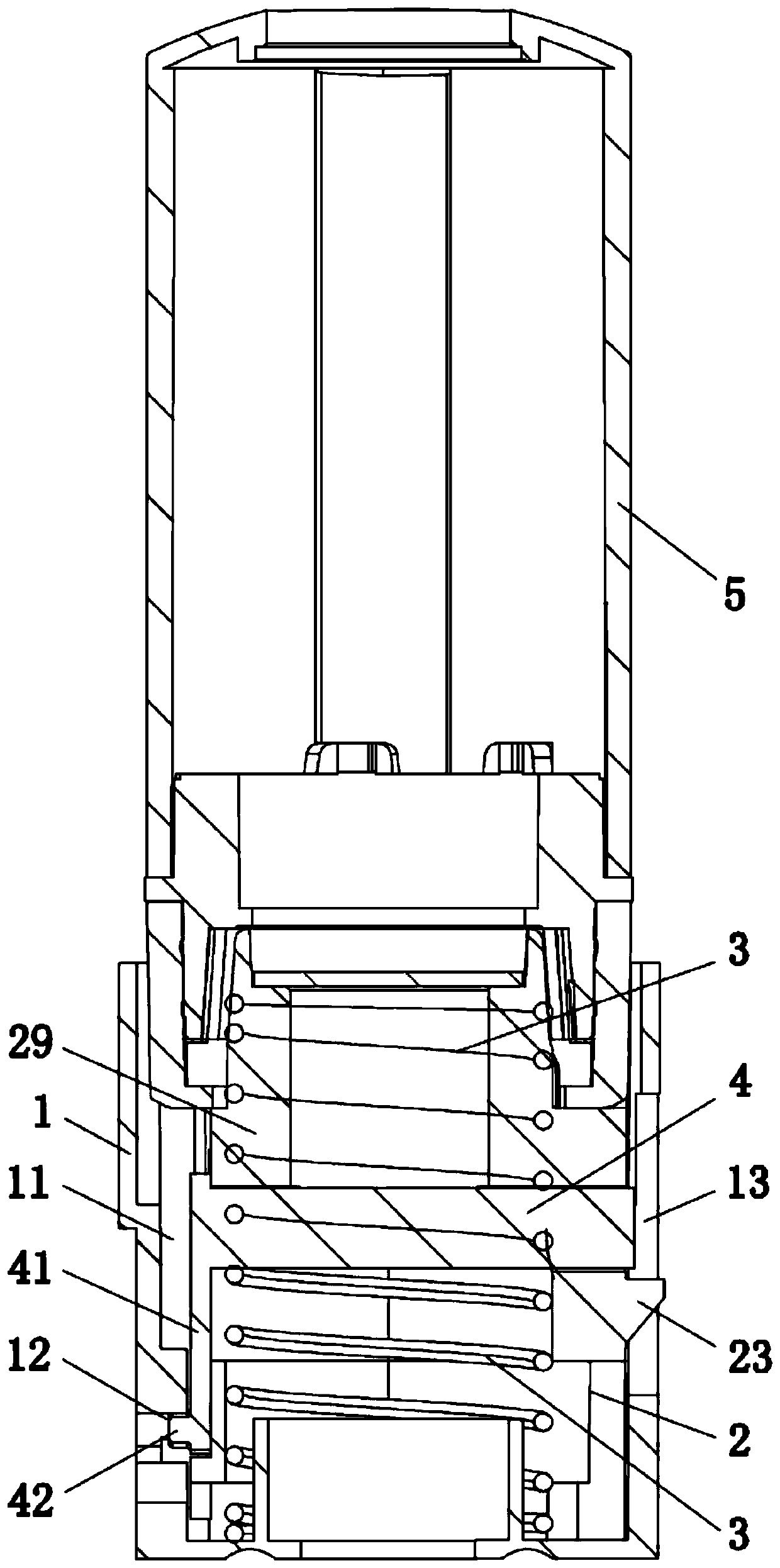 A pop-up card holder and a display screen support frame of a wireless transmitter