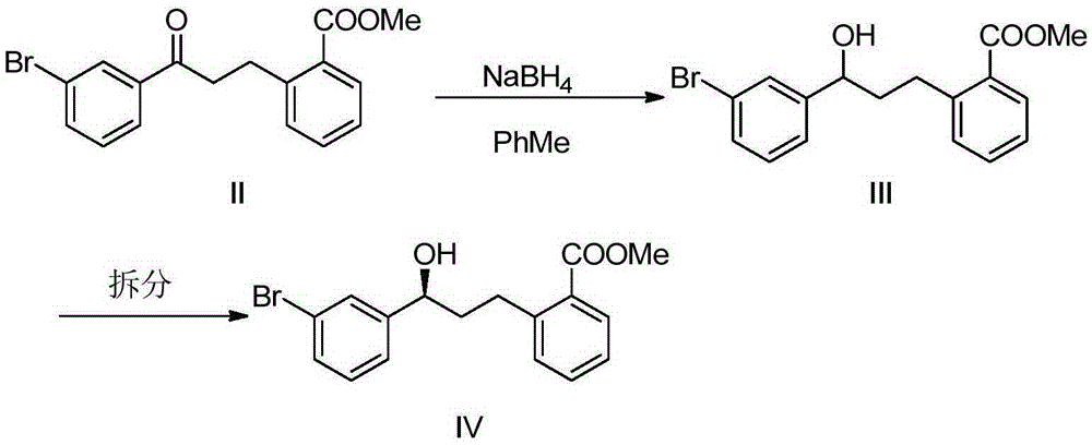 Preparation method for montelukast sodium intermediate