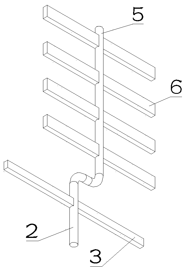 Packing material mixing device