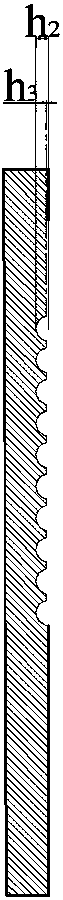 Surface cross-scale composite micro-modeling tool and preparation method