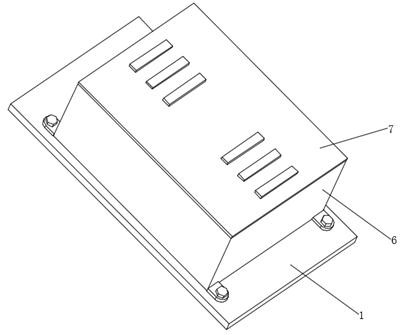 Laminated packaging structure for mounting multiple circuit boards