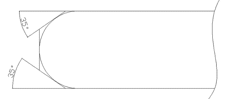 Edging machine of glass round edges