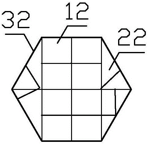 Construction method of honeycomb-shaped convex irregular curtain wall