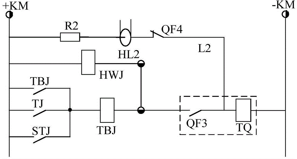 Online monitoring and warning method for protective relaying direct-current operating circuit