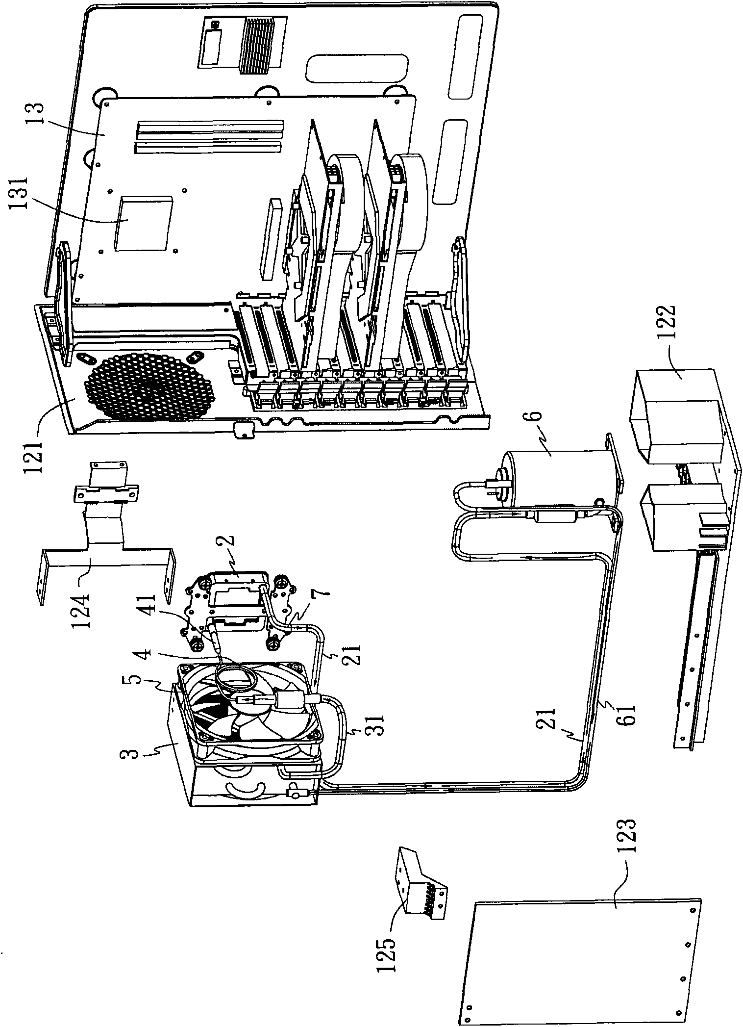 Improved computer cooling device