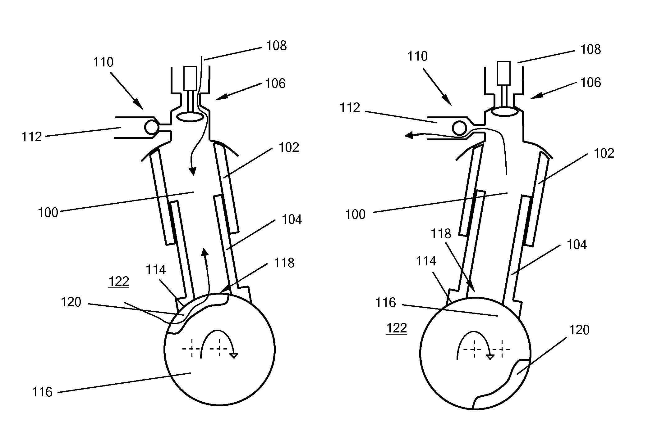 Fluid working machines and methods