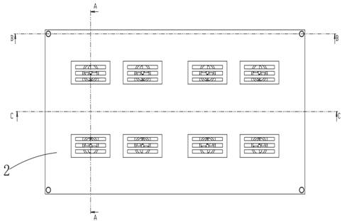 A cooling device for dispatching machine room