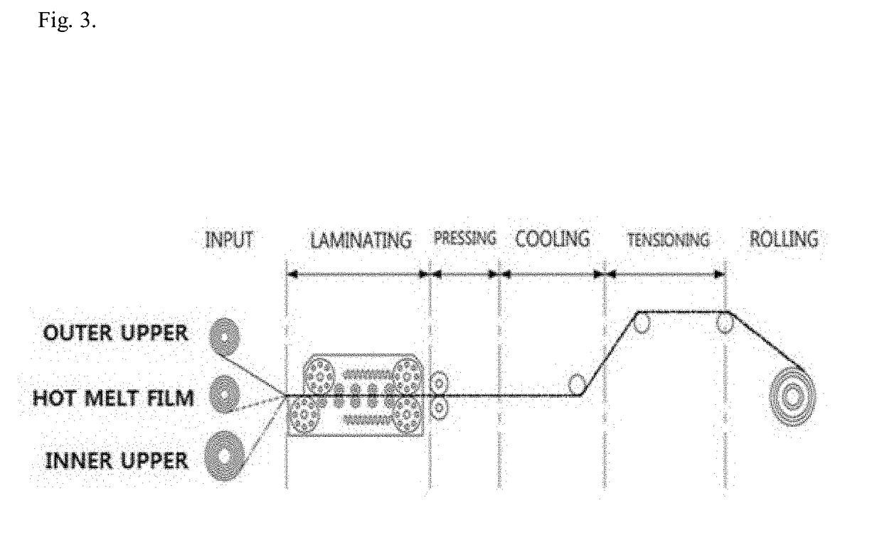 Shoes including wool and method of manufacturing upper for shoes