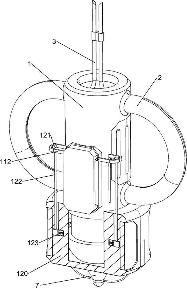 Skin care product packaging material automatic discharging device