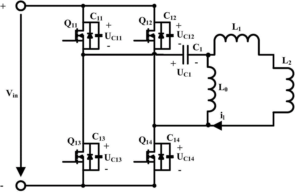 Electromagnetic resonance type wireless charging device and control method based on CLL resonant transformation