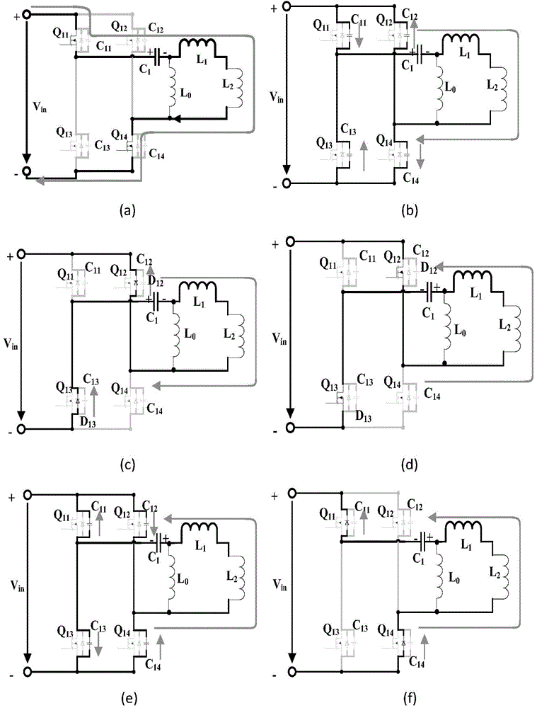 Electromagnetic resonance type wireless charging device and control method based on CLL resonant transformation