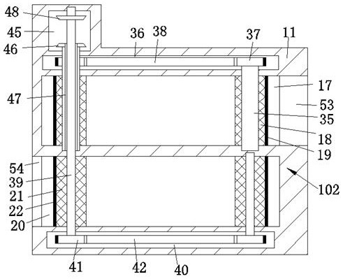 A positive and negative terminal facing sorting machine for lithium battery recycling