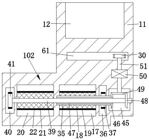 A positive and negative terminal facing sorting machine for lithium battery recycling