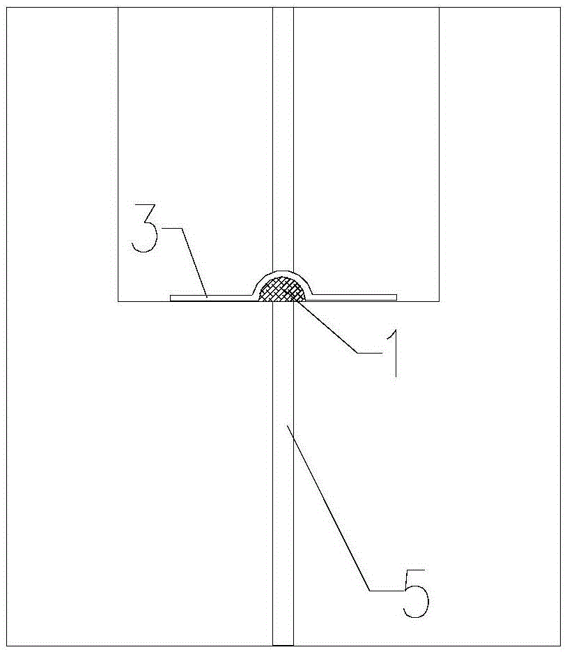 Repair connection structure and repair connection method of hydraulic concrete member expansion joint waterstop