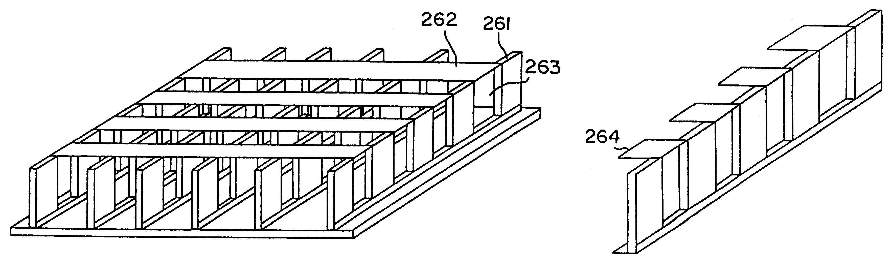 Segmented heat sink