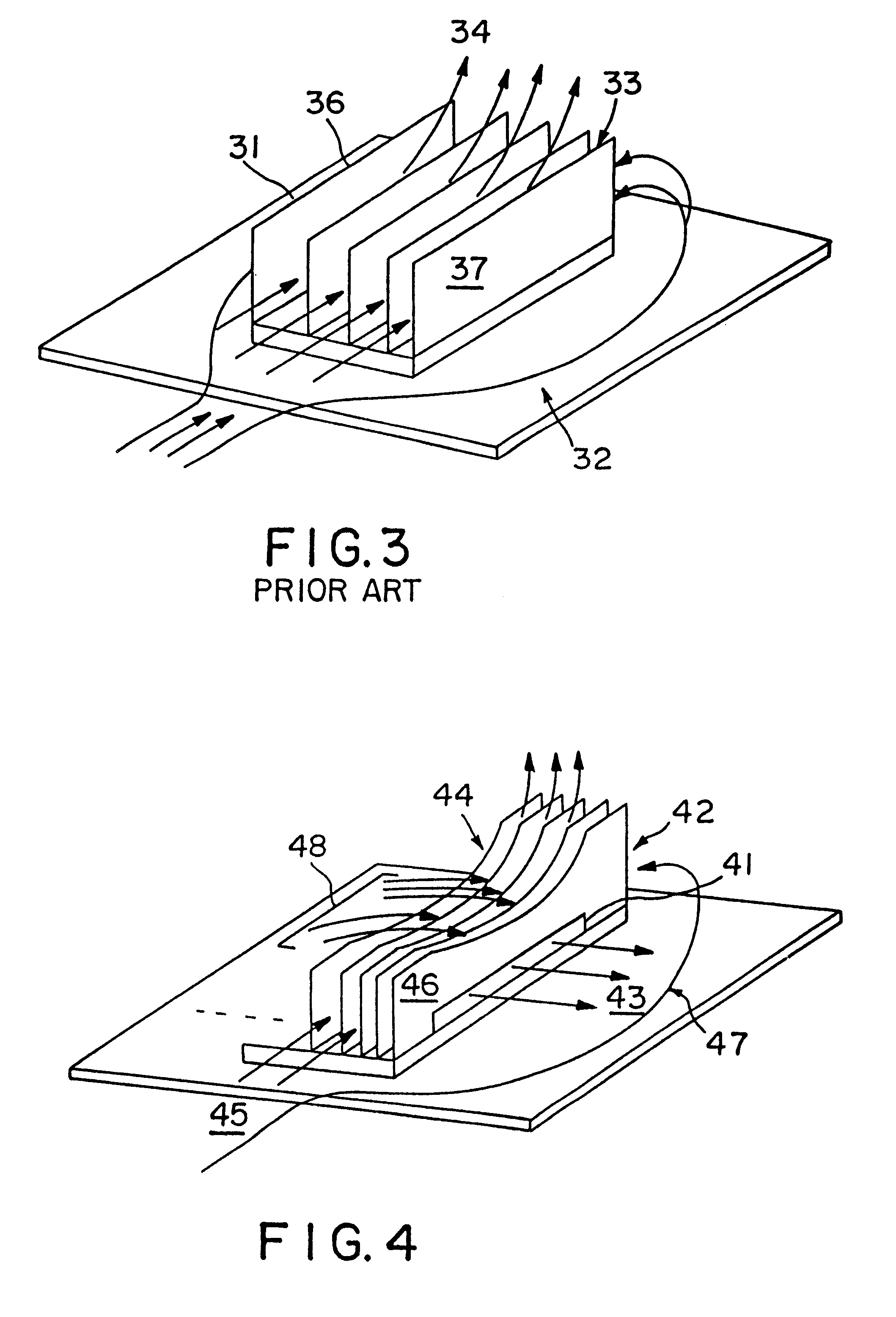 Segmented heat sink