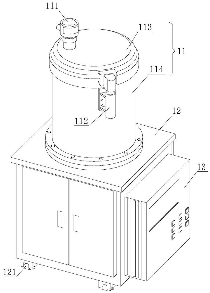 Pressure-adjustable device for pressure vessel and implementation method of pressure-adjustable device