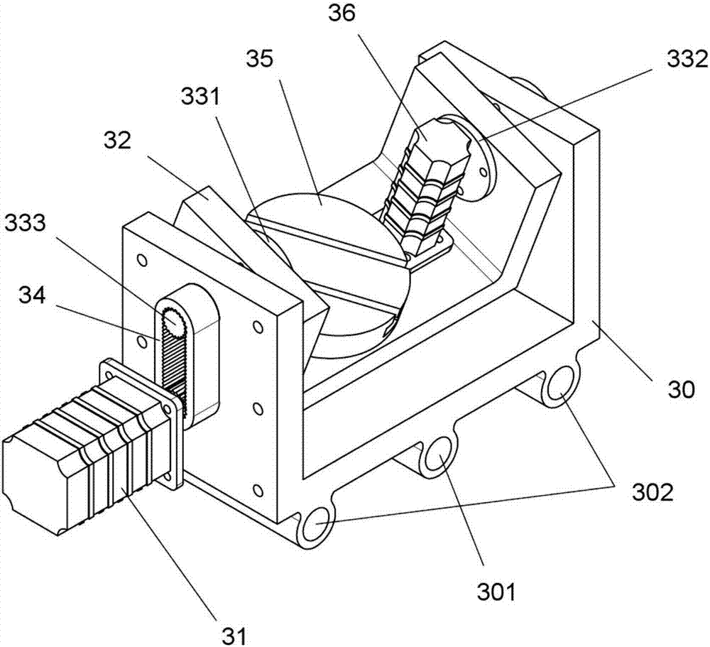 Five-degrees-of-freedom numerical control machining device