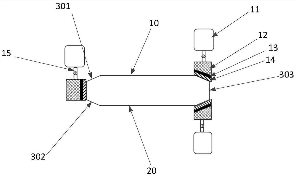 Edge polishing device and polishing method