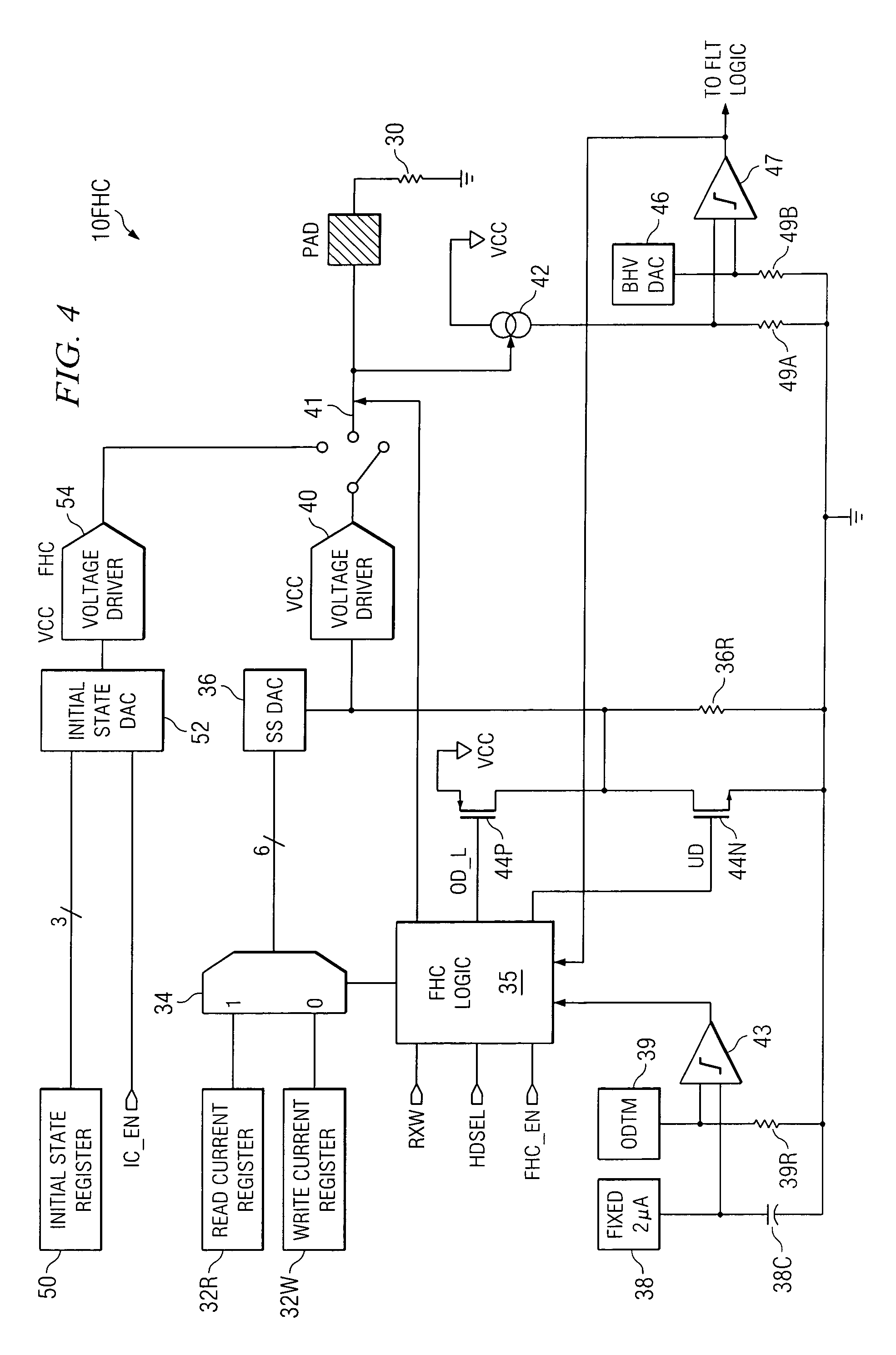 Fly height control for a read/write head in a hard disk drive