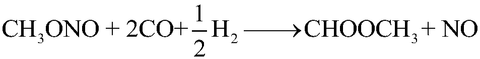 Method for separating low-concentration dimethyl carbonate in the process of synthesizing dimethyl oxalate from coal-based synthesis gas as raw material