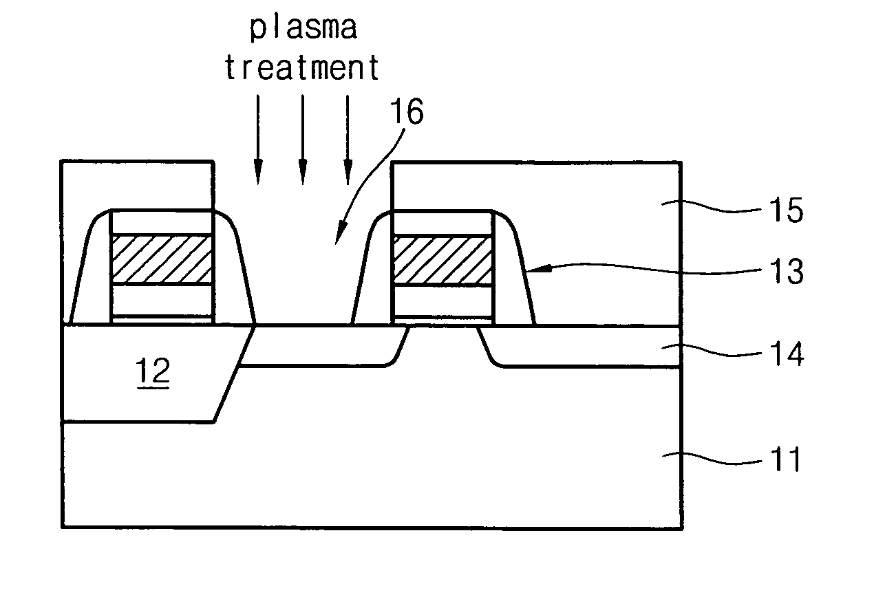 Method of forming a contact plug in a semiconductor device