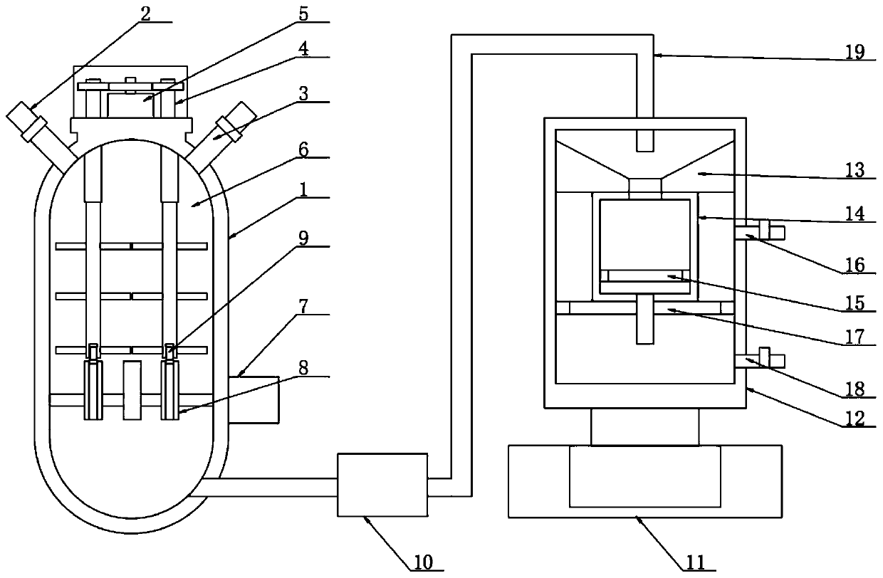 Isooctyl acrylate production process with oil phase and water phase separation device