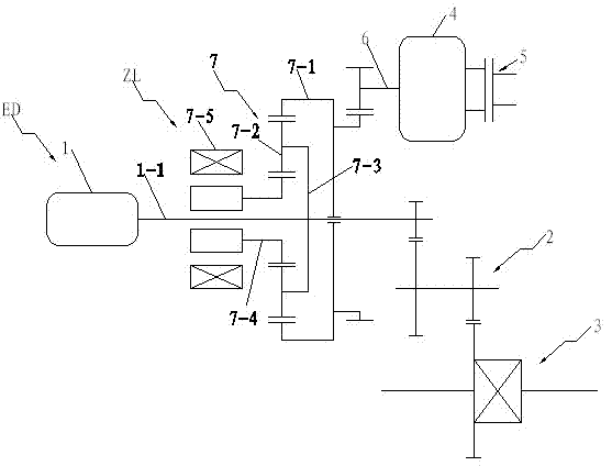 Driving device of new energy automobile