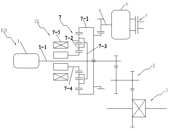 Driving device of new energy automobile