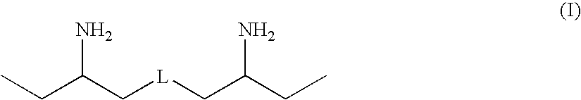 Polyether polyamine agents and mixtures therefor