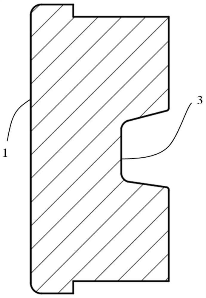 An asymmetric v-groove, two-point unlocking rigid strap for inter-stage line separation