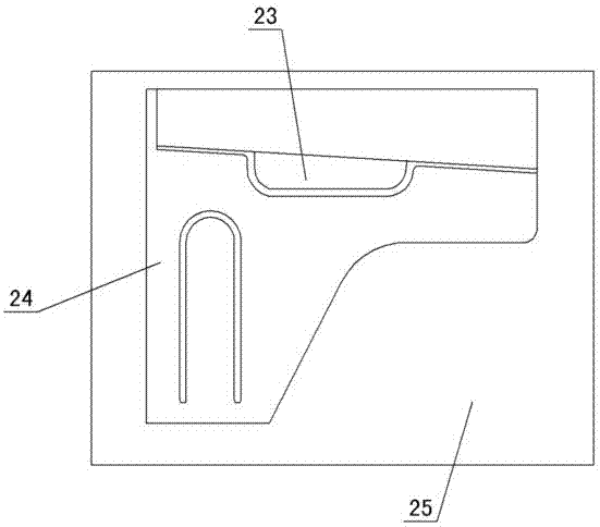 Machining method of clamshell steel-wooden desk steel member