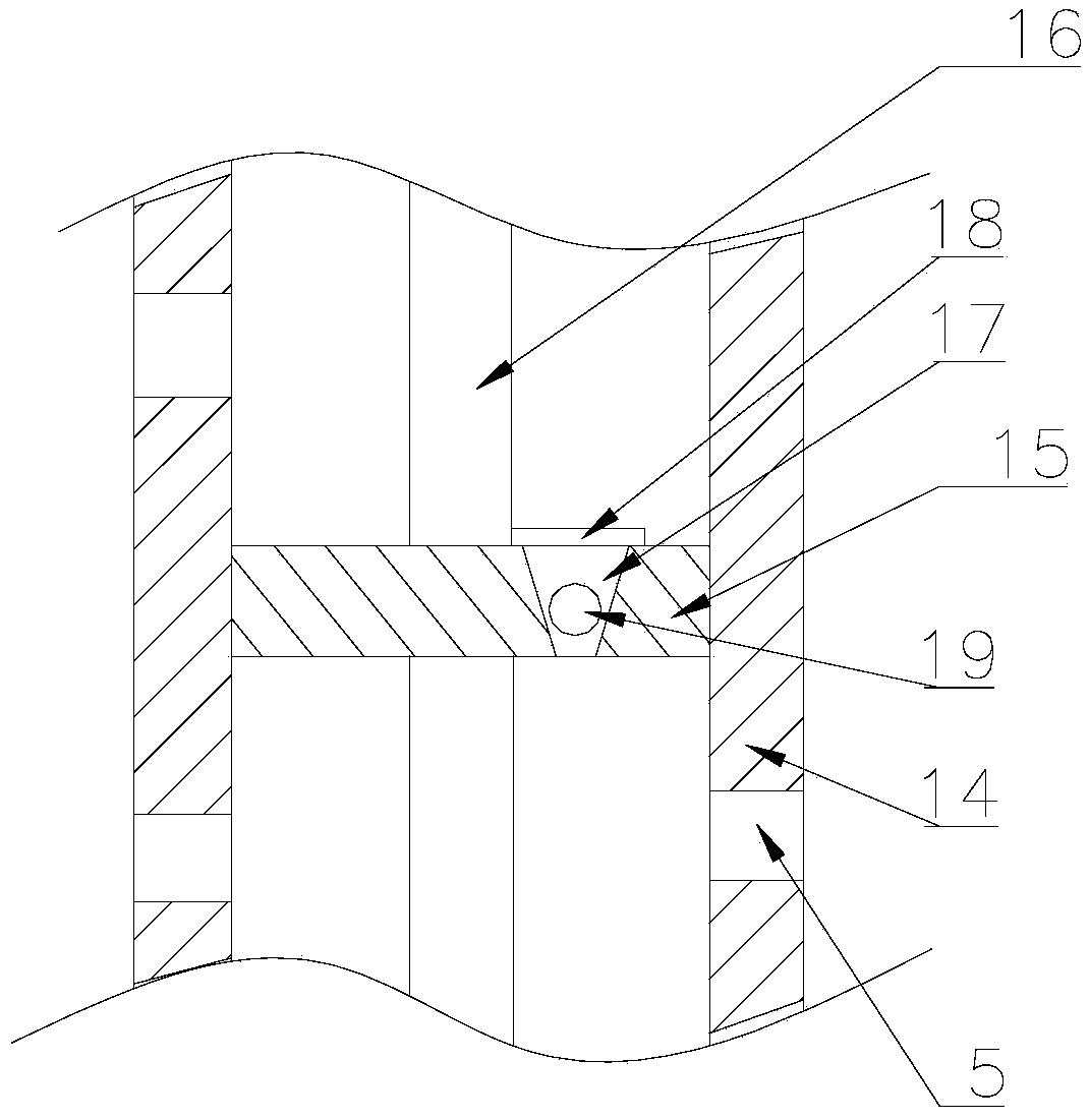 Device using wind power to perform water lifting irrigation