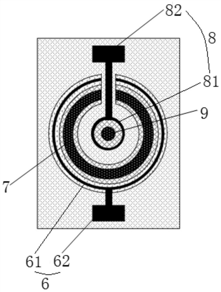 Ultraviolet LED and detector homogeneous integrated chip and preparation method thereof