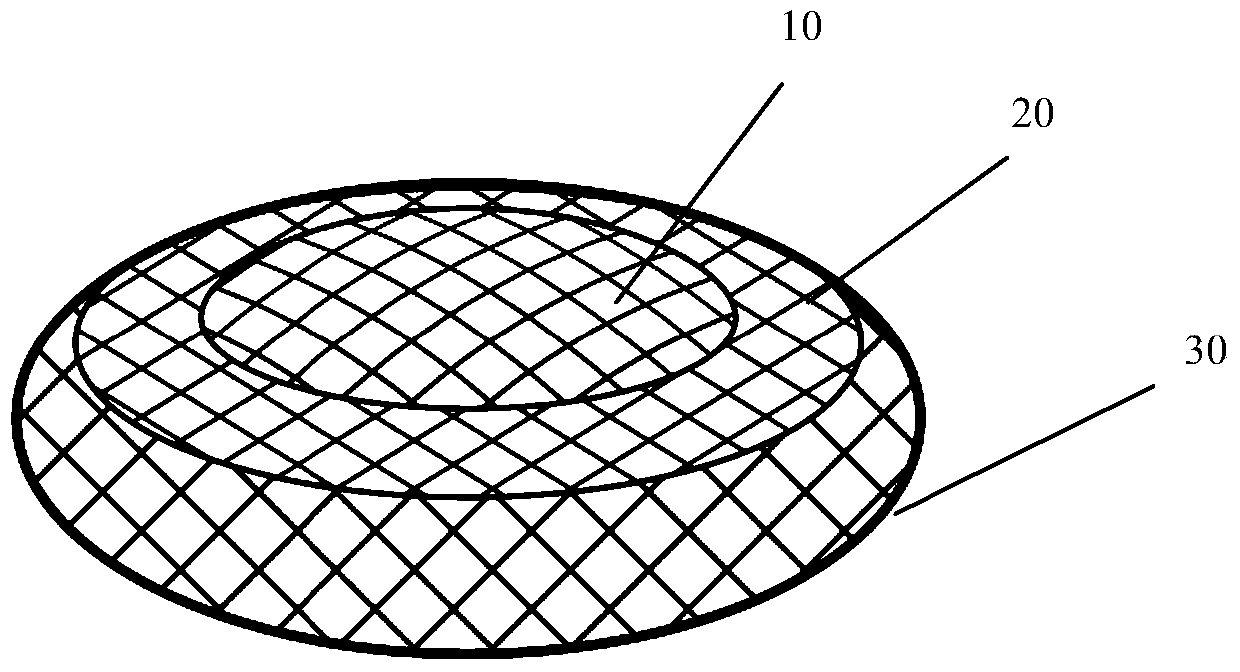 Detection device for detecting genioglossus muscle function by mandibular surface electromyography