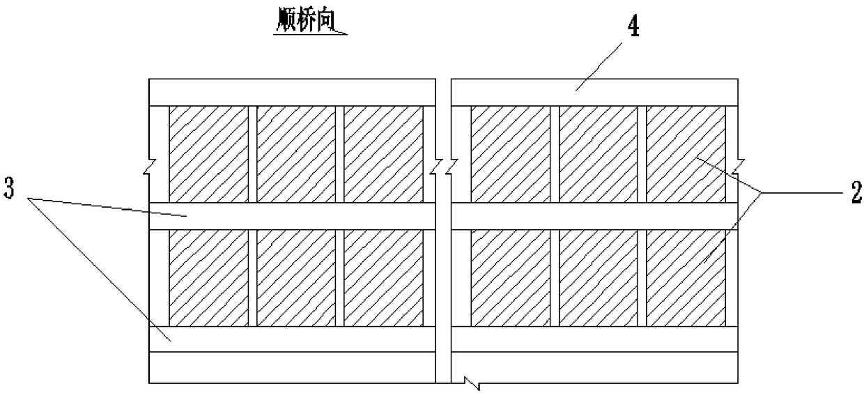 Shock absorption counterweight system for bridge and working method thereof