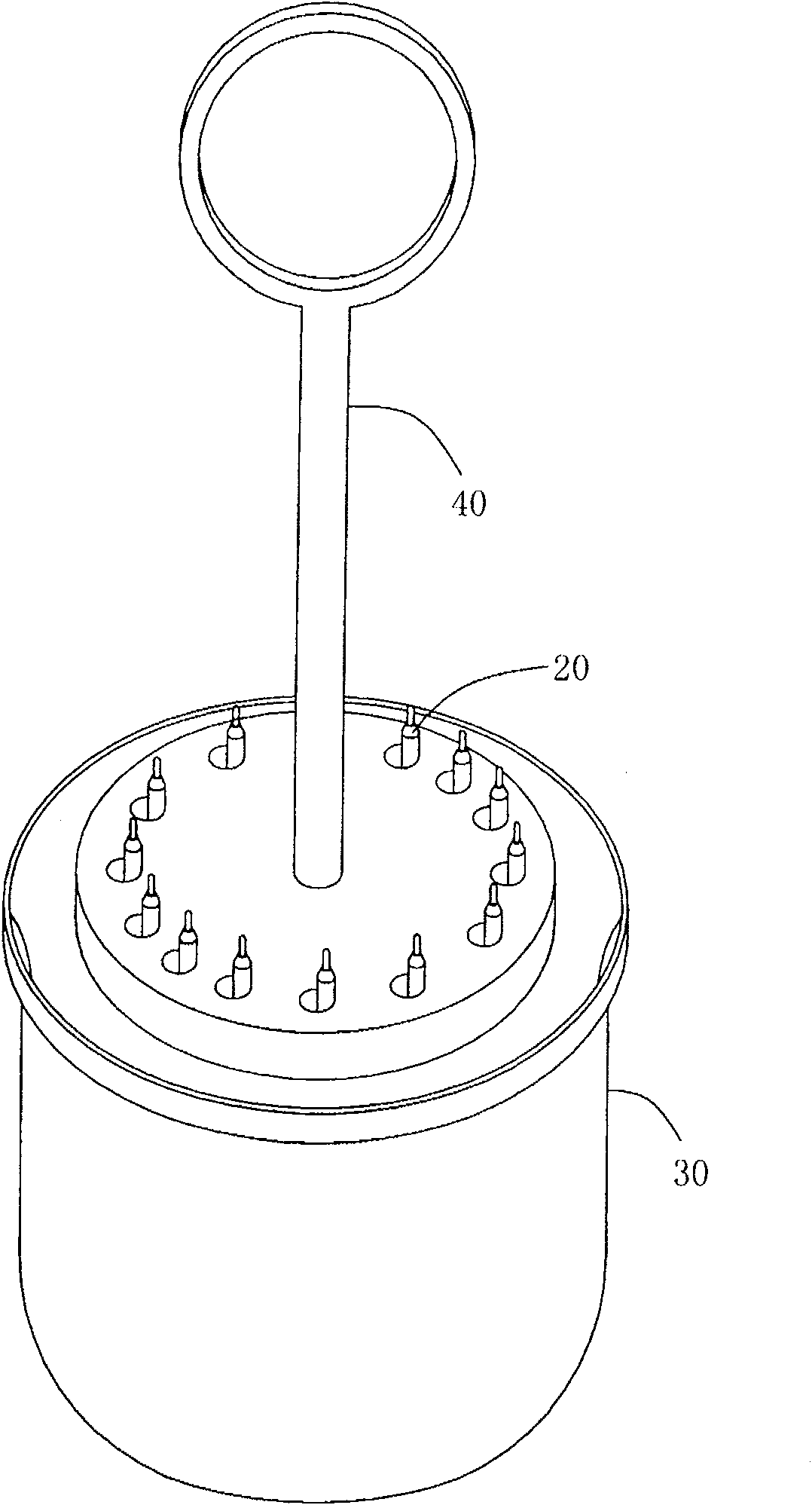 Cleaning device and method for cleaning the equipment joining with the same