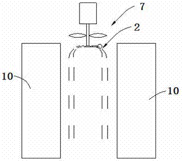 Automatic spraying cooling device for power transformer and spraying cooling method