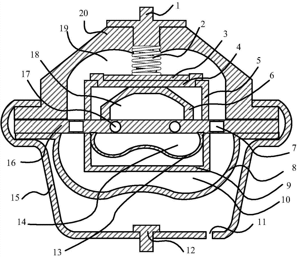 Double-liquid-chamber liquid resistance suspension