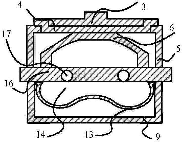 Double-liquid-chamber liquid resistance suspension