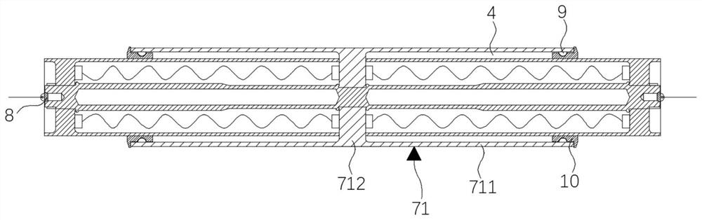 A light-duty tail buffer device for fully mechanized mining machines in coal mines