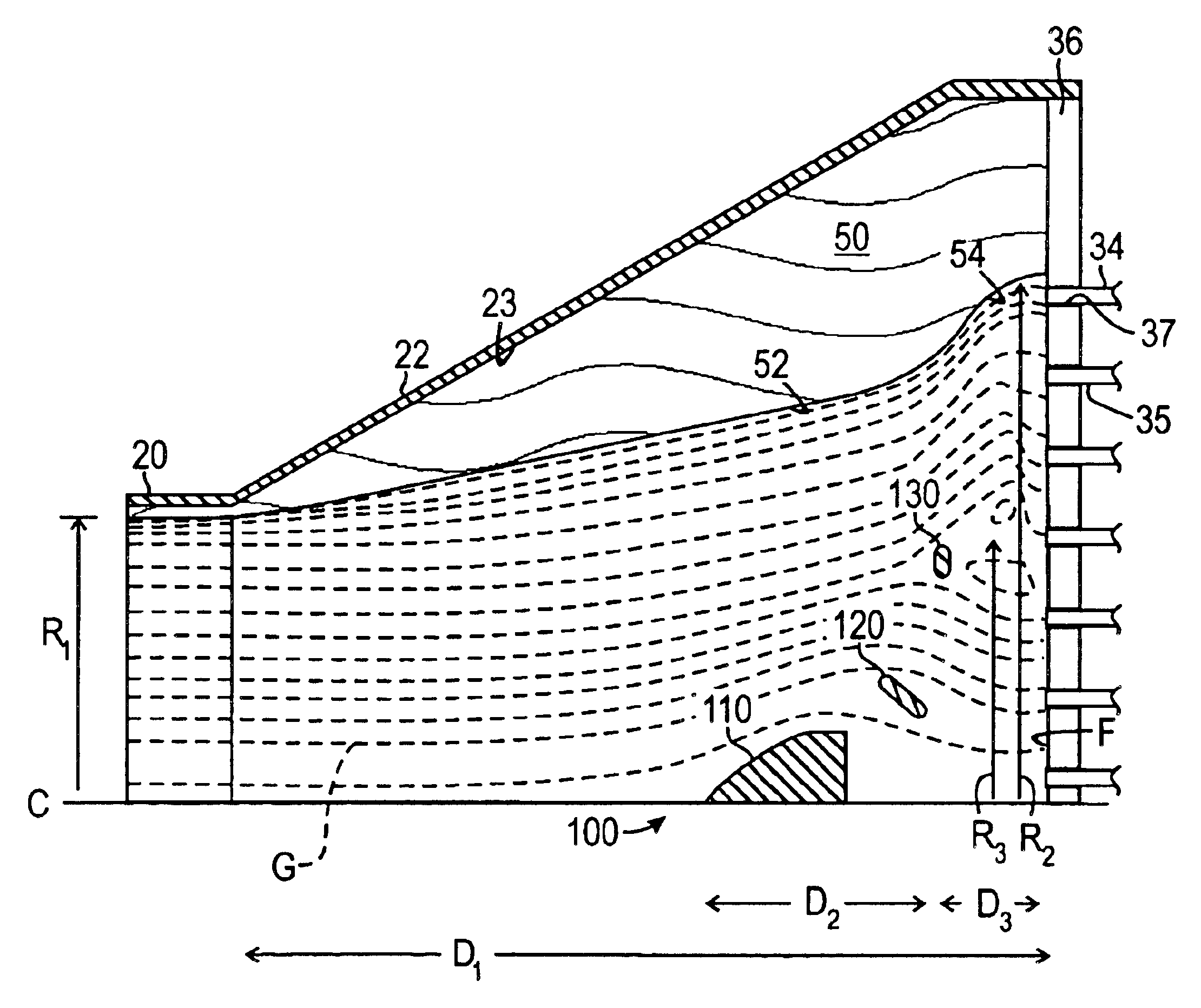 Intra-body flow distributor for heat exchanger