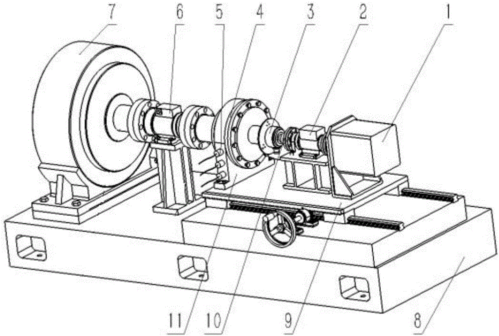 Comprehensive performance resting experiment table for precision speed reduction device